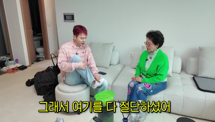 유튜브 채널 '순풍 선우용여' 영상 캡처