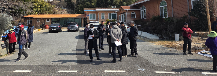 보성군 교통환경 개선사업 대상지 현장답사 모습. 전라남도 자치경찰위원회 제공