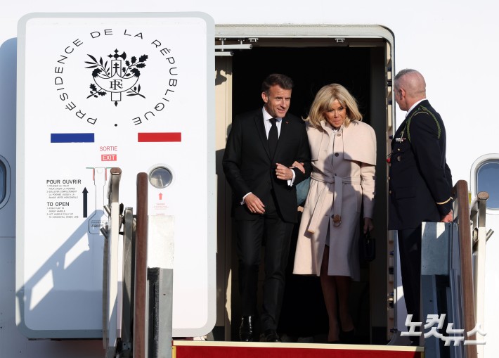 마크롱 프랑스 대통령 부부, 국빈 방한