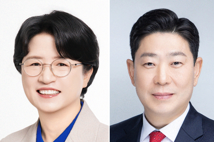 박희정, 박용선 예비후보. 각 후보 측 제공