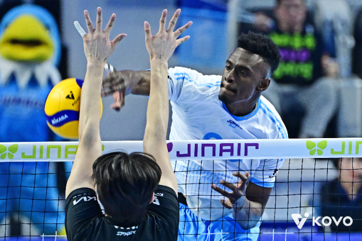 마쏘 스파이크. 한국배구연맹