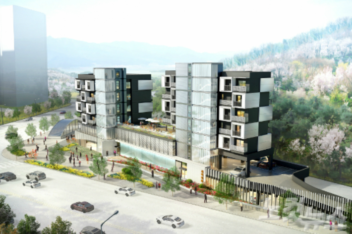 모듈러주택 조감도. 서울시 제공