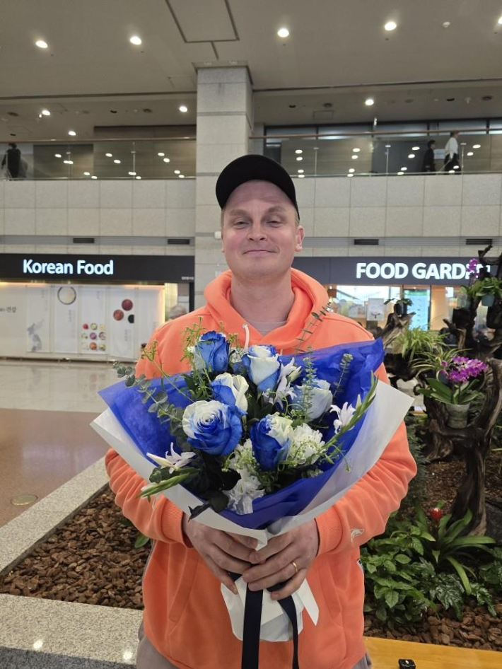 입국한 토미 틸리카이넨 삼성화재 신임 감독. 삼성화재 제공