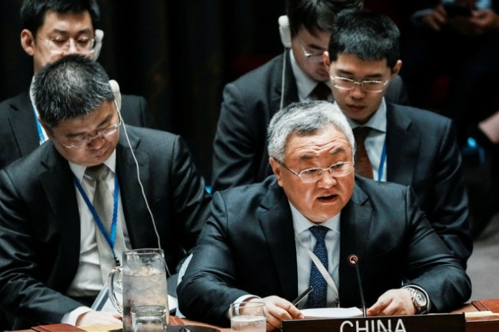 푸충 주유엔 중국대사. 연합뉴스