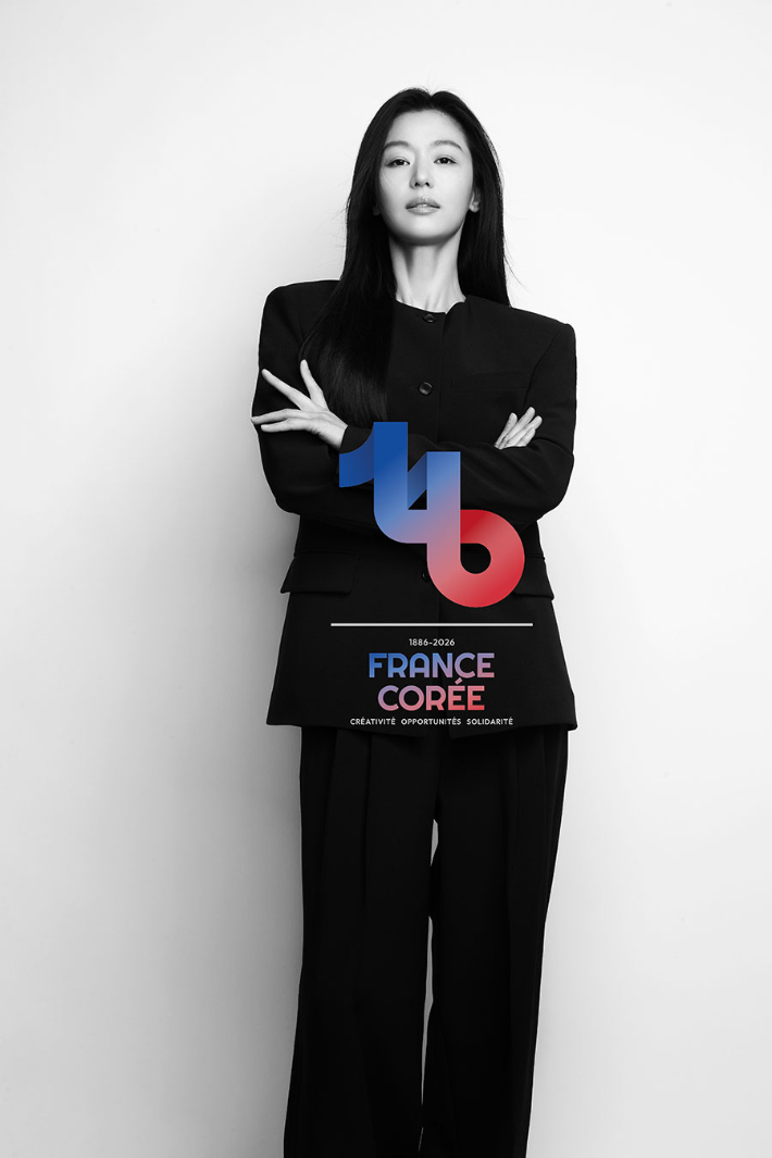 배우 전지현. 주한프랑스대사관 제공