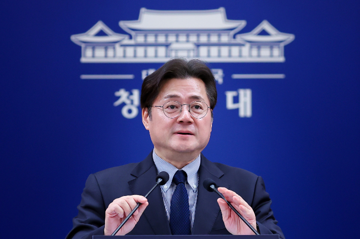 홍익표 청와대 정무수석비서관. 연합뉴스