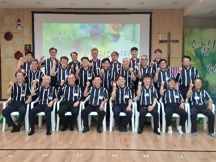 두란노아버지학교 강릉지부 활동 모습. 유을규지부장 제공