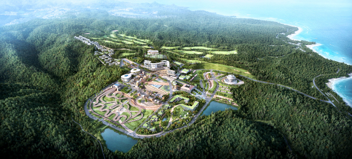 코스타밸리 관광휴양지구 조감도. 포항시 제공