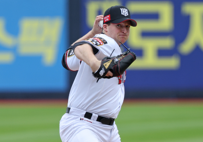 두산 대체 외국인 선수로 합류하는 전 kt 좌완 벤자민. 연합뉴스 