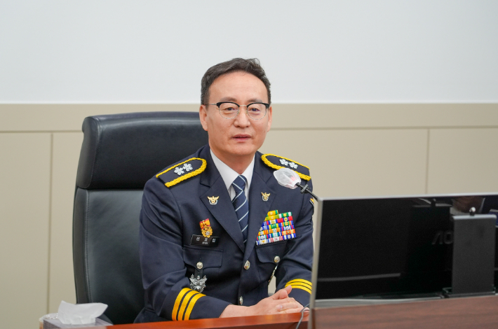 신효섭 충북경찰청장. 충북경찰청 제공 