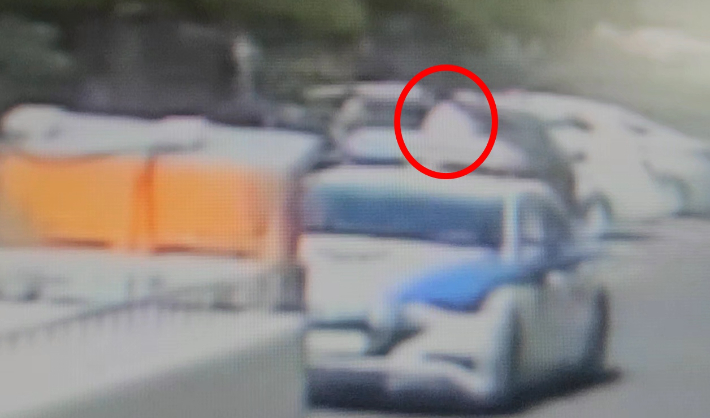 무면허 운전 적발 당시 현지홍 전 의원. 고상현 기자