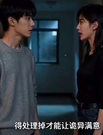 이양첸시의 모습이 AI로 합성된 중국 숏폼 드라마. 유튜브 캡처