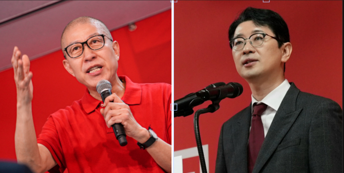 부산시장 후보인 박형준 시장, 주진우 의원. 각 캠프 제공