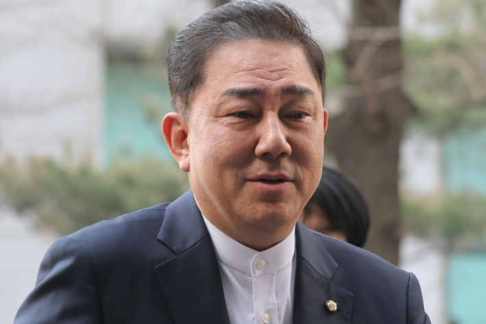 경찰 조사 출석하는 김병기 의원. 연합뉴스