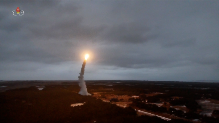 북한 미사일 발사. 연합뉴스