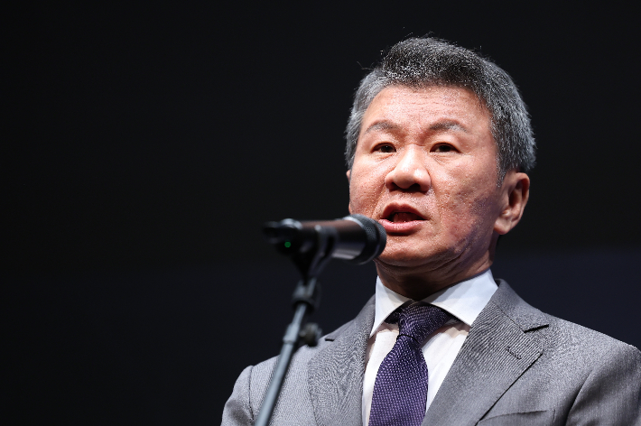 정몽규 대한축구협회 회장. 연합뉴스