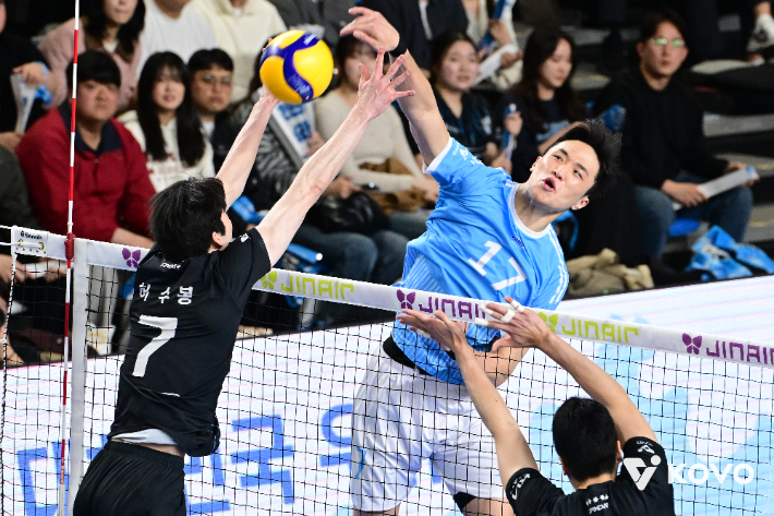 남자 프로배구 챔피언 결정 4차전. 한국배구연맹