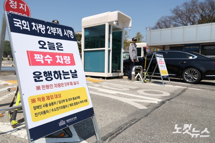 에너지 위기, 차량 2부제 시행