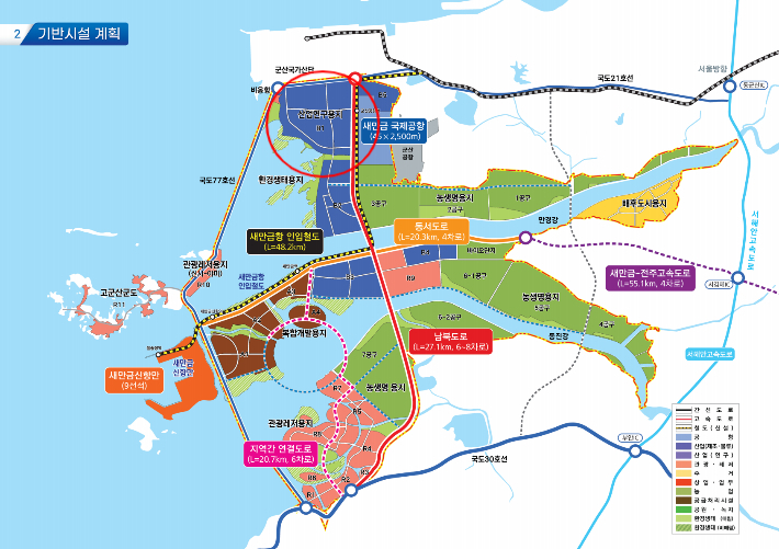 전북 새만금 국가 산업단지 위치. 전북도 제공