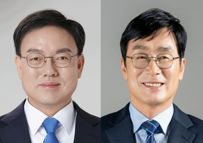 더불어민주당 박완희(왼쪽)·이장섭 청주시장 예비후보.