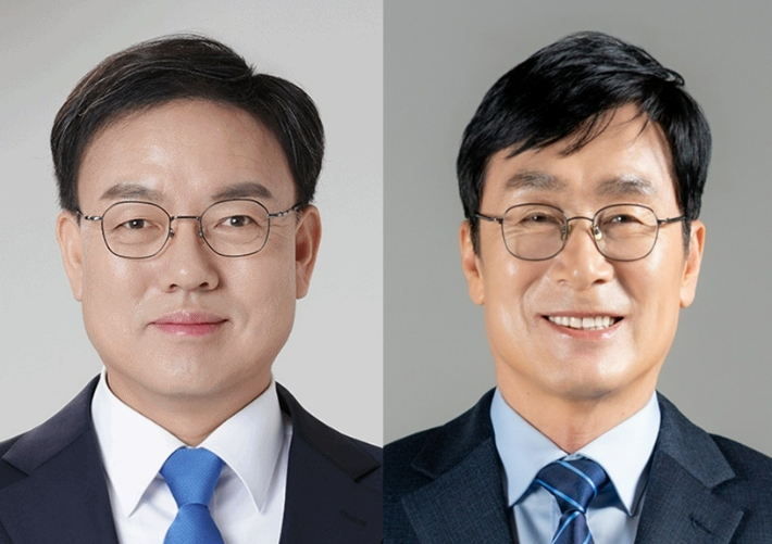 더불어민주당 박완희(왼쪽)·이장섭 청주시장 예비후보. 자료사진
