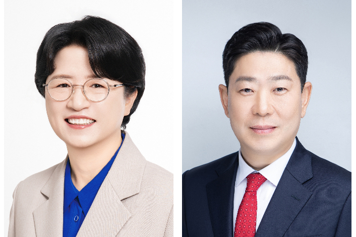 박희정 후보, 박용선 후보(왼쪽부터). 자료사진
