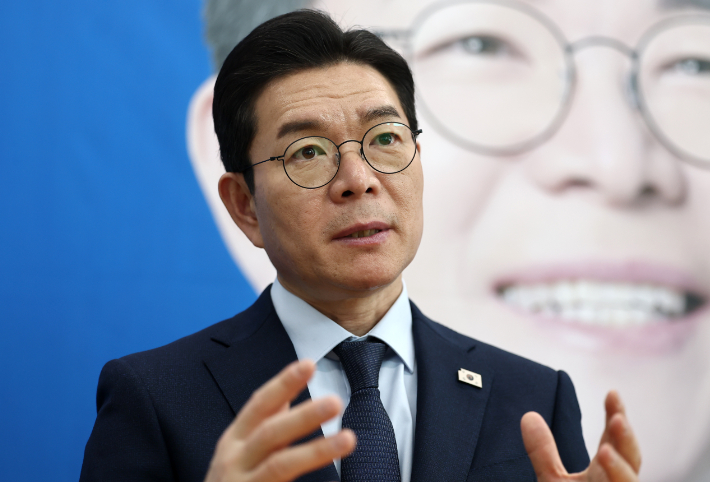 더불어민주당 서울시장 예비후보인 정원오 전 성동구청장. 연합뉴스