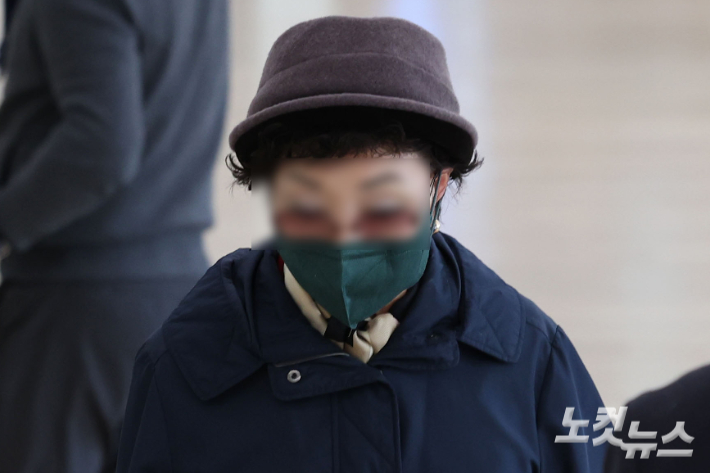 김건희 씨의 모친 최은순 씨. 류영주 기자