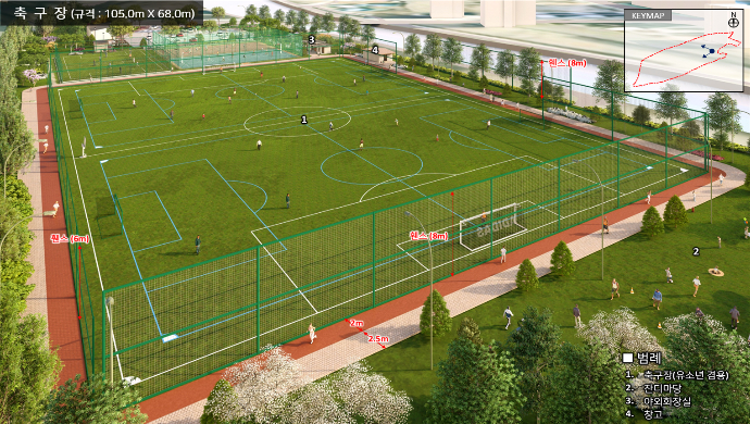 조감도. 음성군 제공