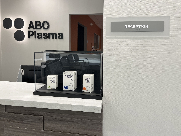 미국 텍사스주에 문을 연 라레도 혈장센터 내부. GC녹십자 제공