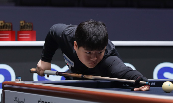 당구 3쿠션 세계 랭킹 1위 조명우. 대한당구연맹 