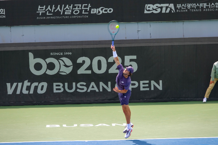 2026 부산오픈국제남자챌린저테니스대회가 오는 12일 개막한다. 부산시테니스협회 제공