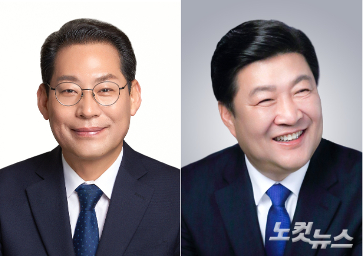 왼쪽부터 손훈모, 오하근. 자료사진