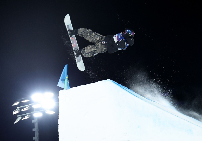 유승은의 동계올림픽 경기장면. 연합뉴스