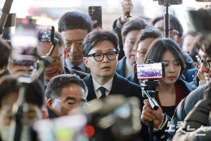국민의힘에서 제명된 한동훈 전 대표. 황진환 기자