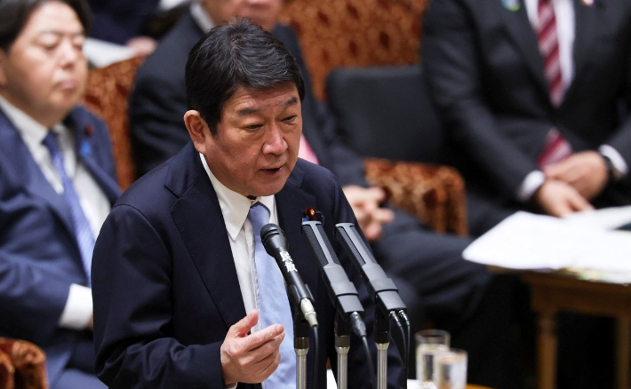 모테기 도시미쓰 일본 외무상. 연합뉴스