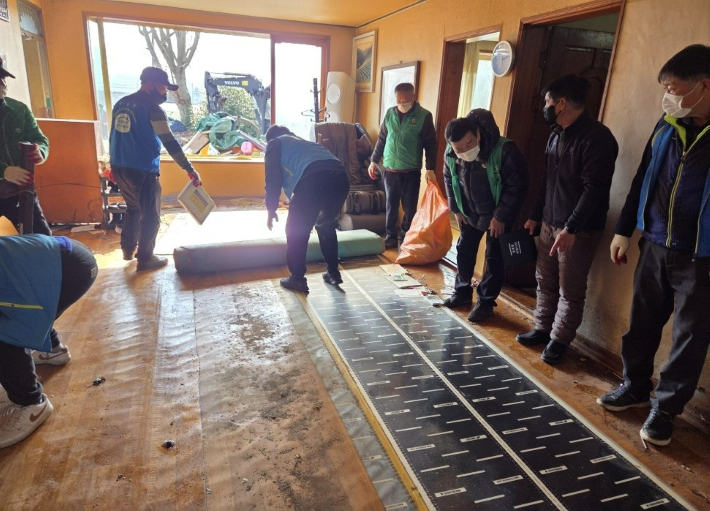 취약계층 난방 지원. 전라남도 제공