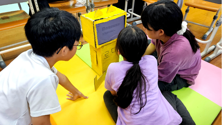 우리글 길라잡이 동아리 활동 모습. 경남교육청 제공