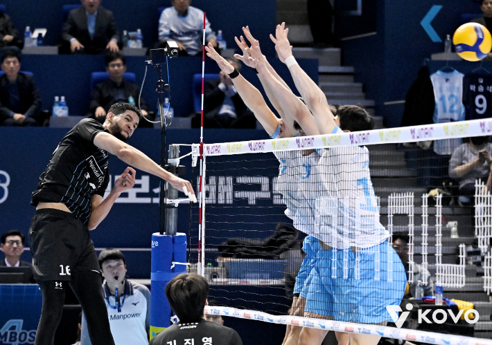 현대캐피탈과 대한항공의 챔피언결정 5차전. 한국배구연맹