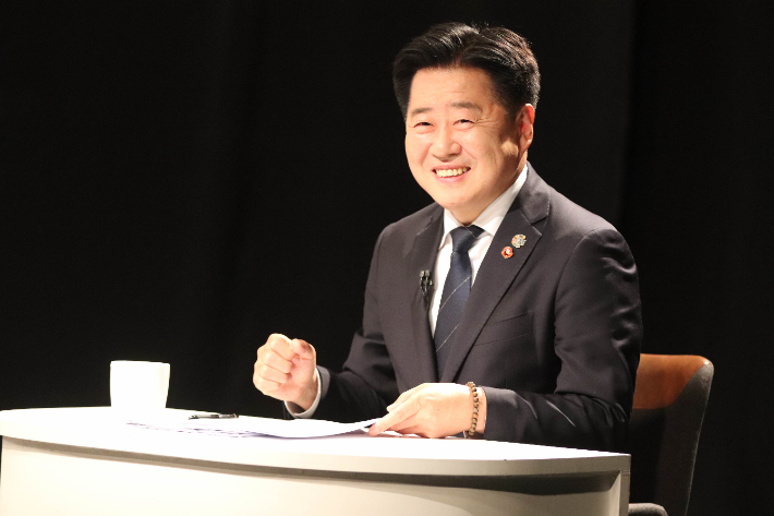 오영훈 후보. 선거사무소 제공