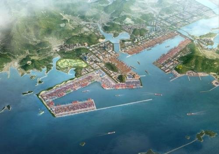 부산항 진해신항 예상도. 부산항만공사 제공