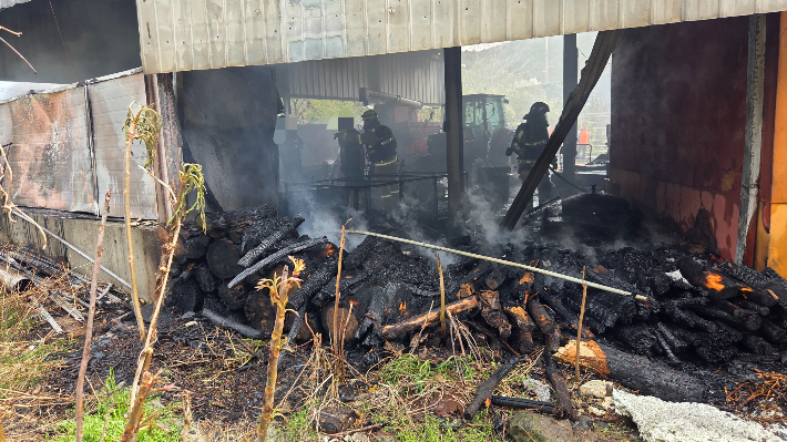 경주 서면 농가 창고 화재. 경북소방본부 제공