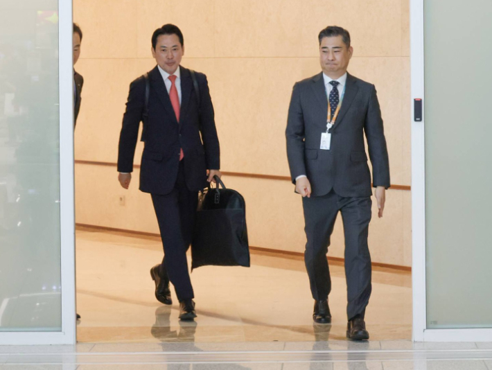 국민의힘 장동혁 대표가 미국 방문 일정을 사흘 앞당겨 지난 11일 워싱턴DC로 출국했다. 페이스북 캡처