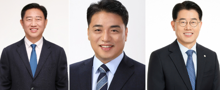 (가나다 순)김한종·박노원·소영호 장성군수 결선 후보. 선관위 제공