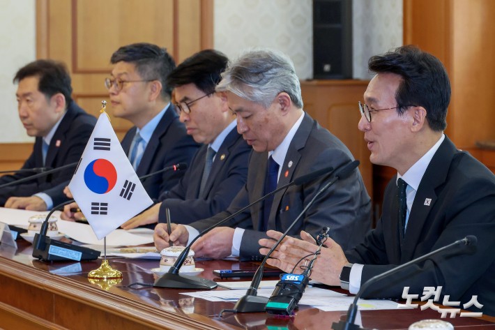 도날드 쿠스크 폴란드 총리 만난 김민석 총리