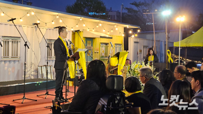 한국기독교교회협의회 박승렬 총무가 '진실을 말하여라, 평화를 이루어라'를 제목으로 설교를 전했다. 송주열 기자
