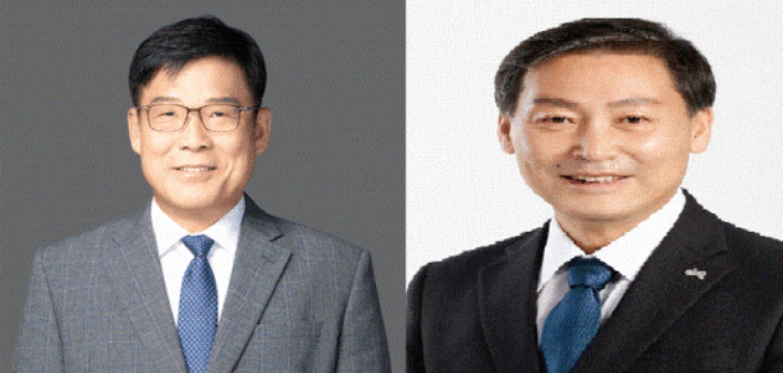 민주당 진안군수 경선 결선에 오른 이우규, 전춘성 예비후보. 전북선거관리위원회 제공