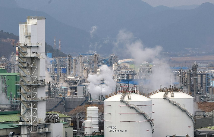 여수 석유화학단지. 연합뉴스