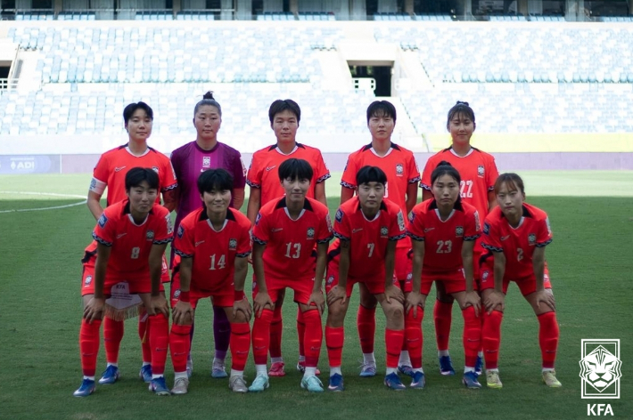 여자 축구대표팀. 대한축구협회 제공