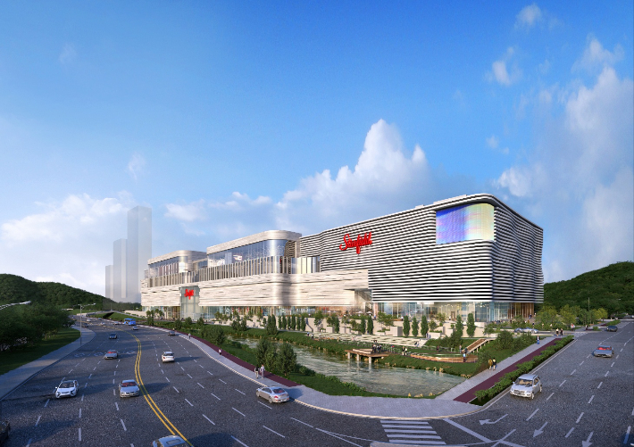 스타필드 창원 조감도. 스타필드 창원 제공